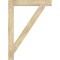 Ekena Millwork Traditional Block Rough Sawn Bracket, Douglas Fir, 4"W x 32"D x 44"H BKT04X32X44TRA05RDF - alternate 2